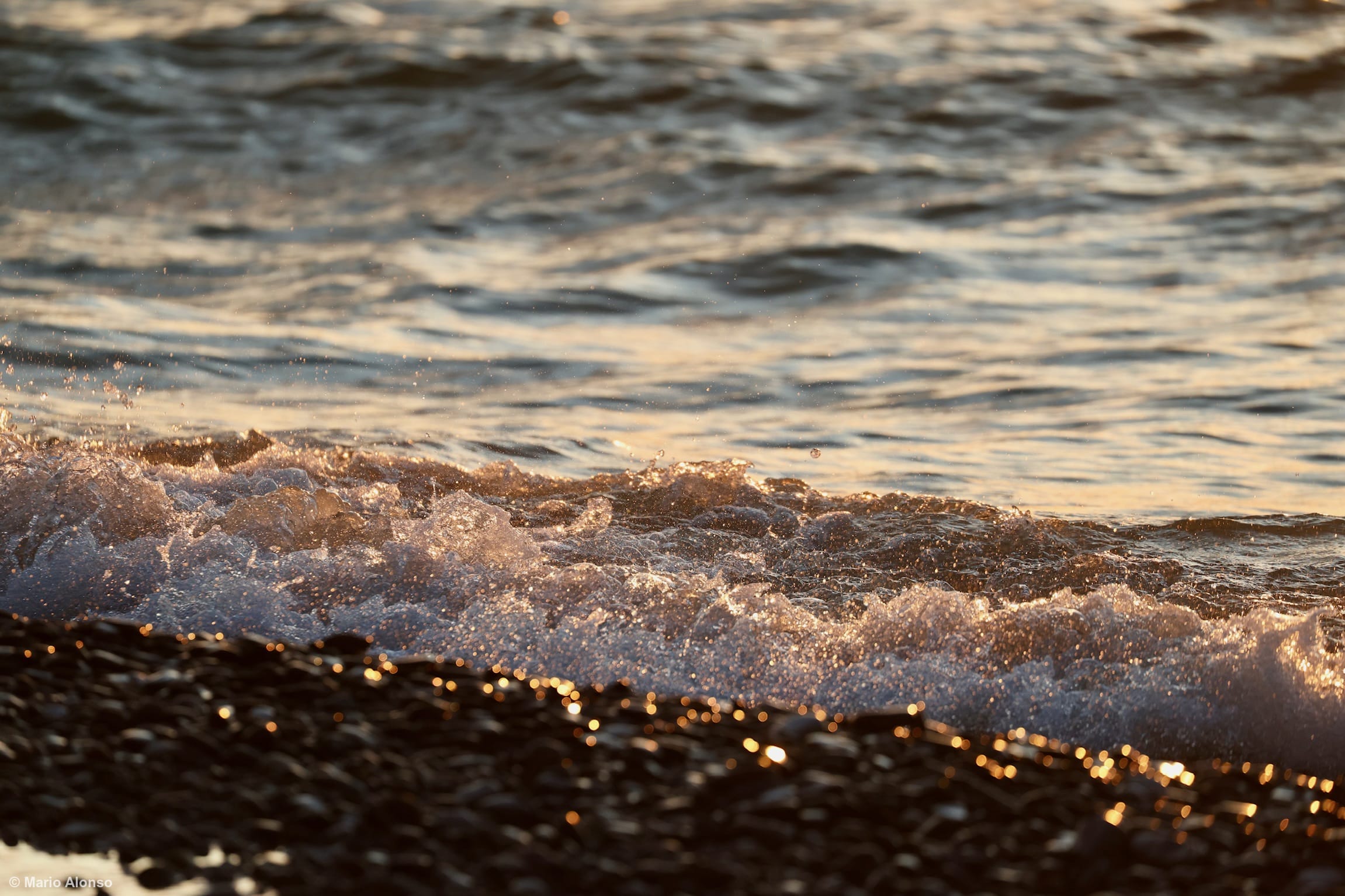 Lake Michigan Sunset Surf