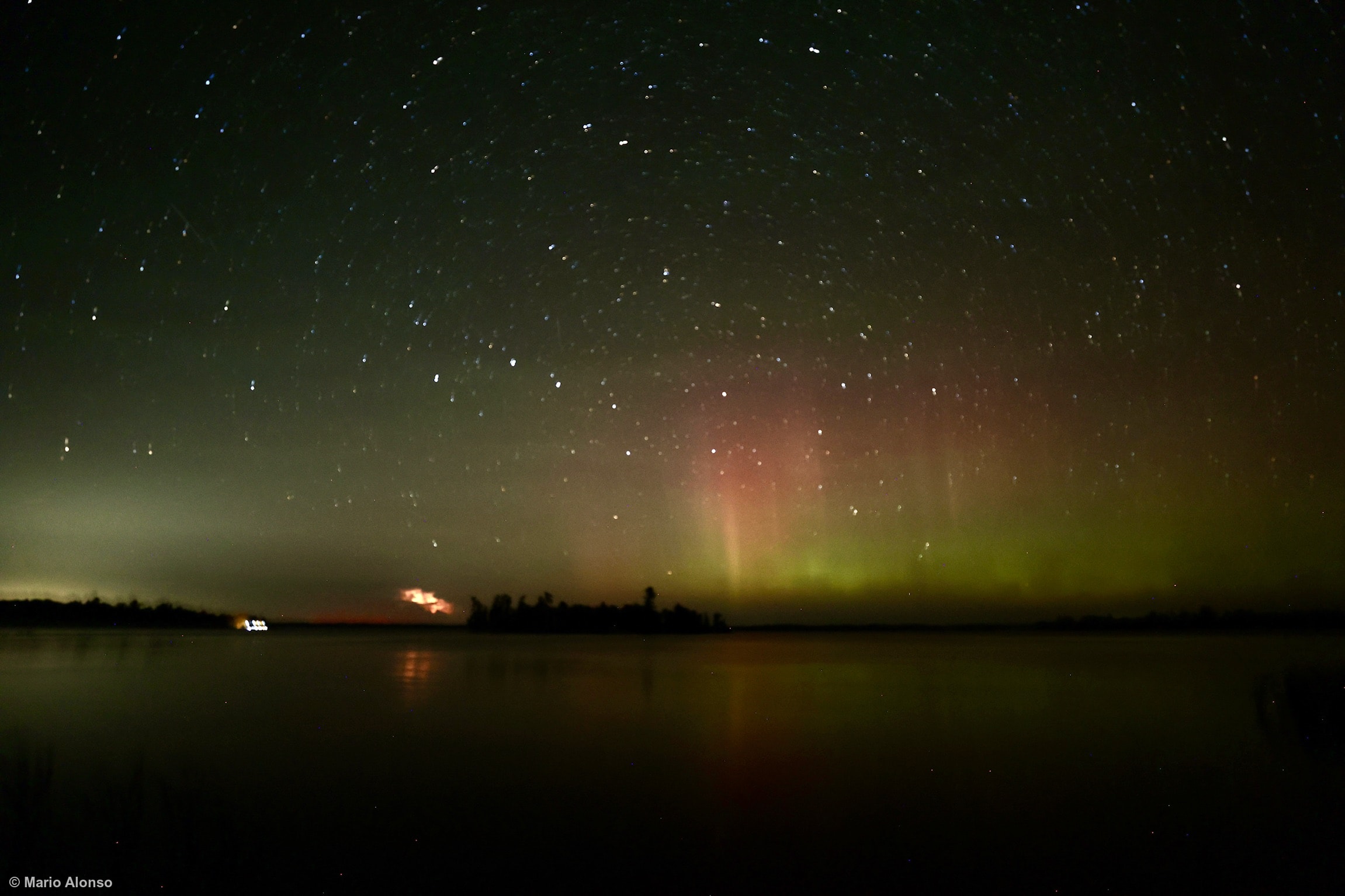 Aurora and Lightning