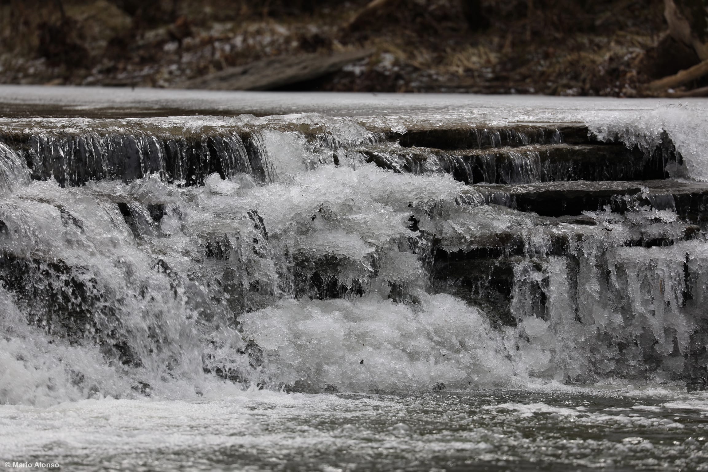 Frozen Waterfall at Caesar Creek