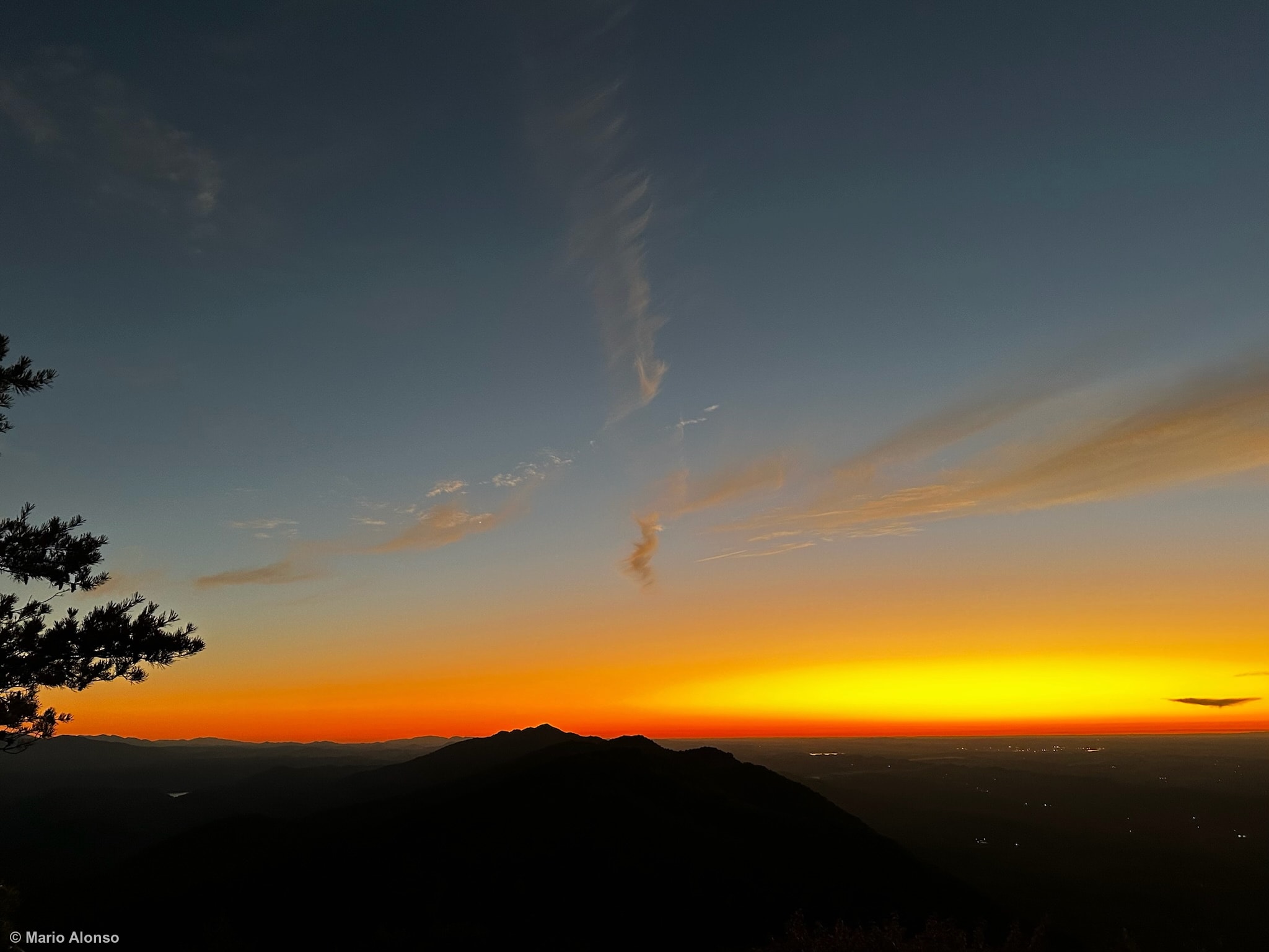 Sunset from Look Rock