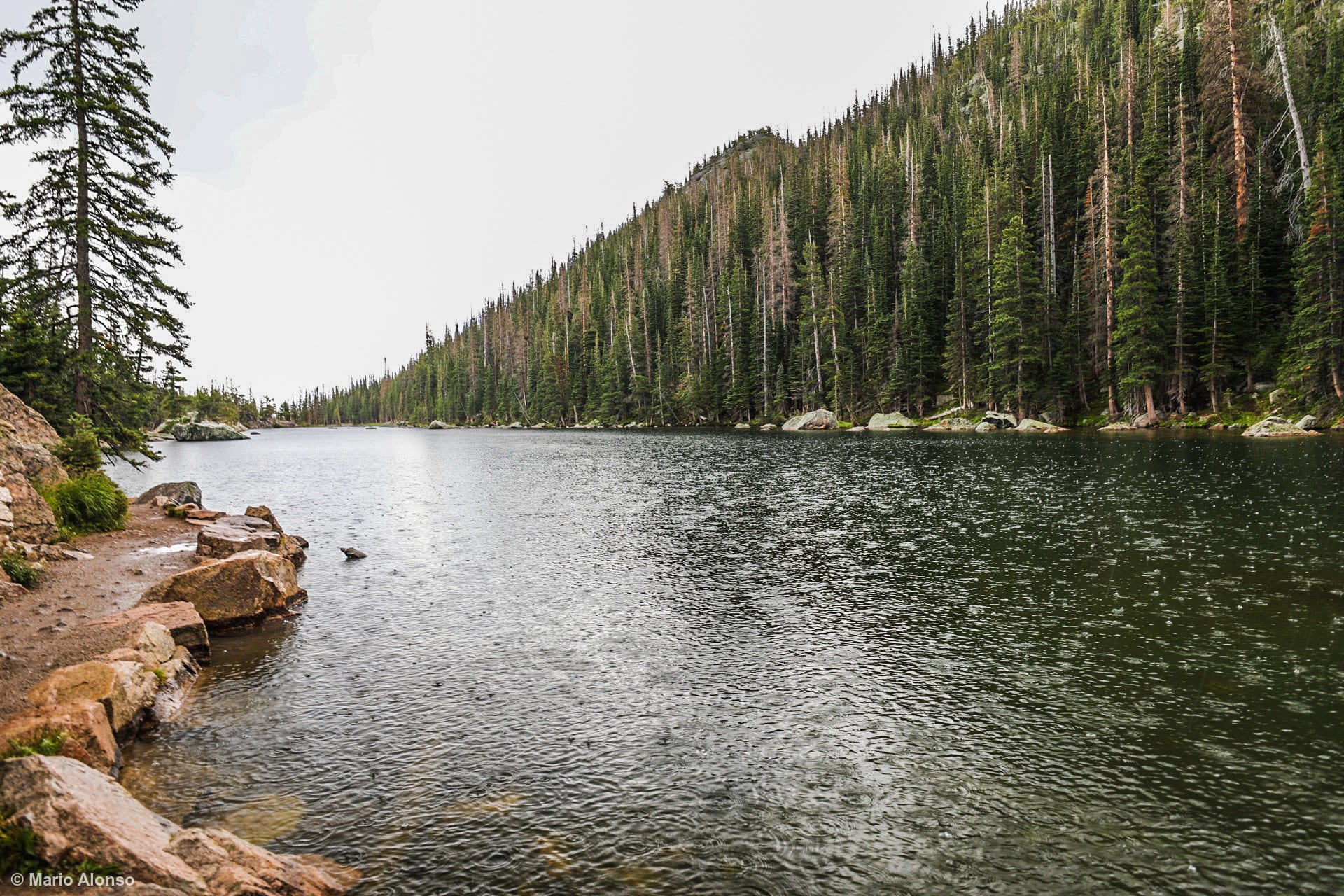 Rainy Day at Dream Lake