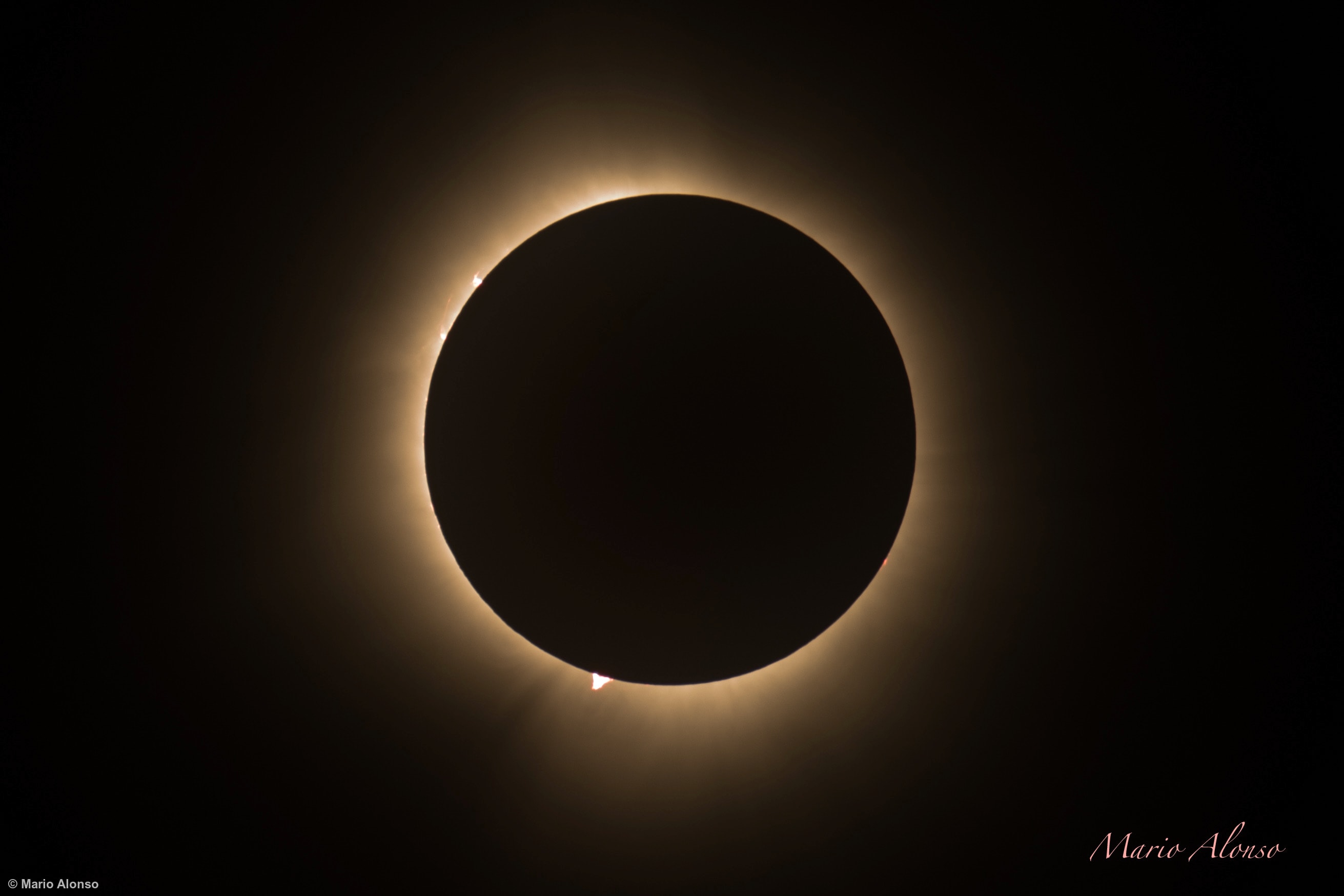 Total Solar Eclipse Ring of Fire