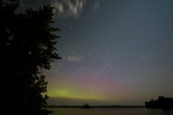 Northern Lights at sunrise 2