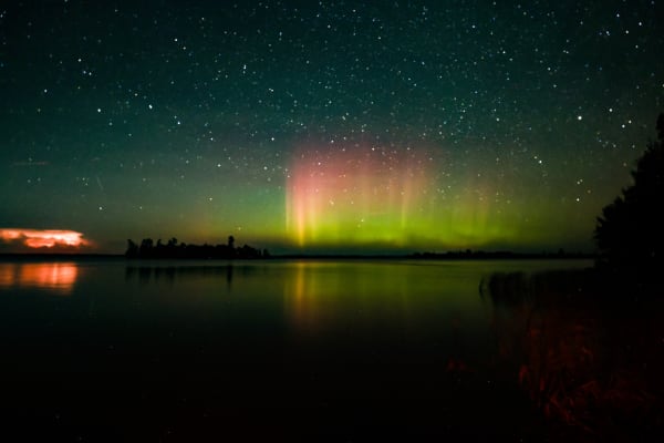 Northern Lights Over Storm