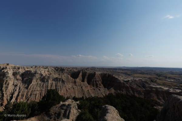 Badlands Overlook in Afternoon Light