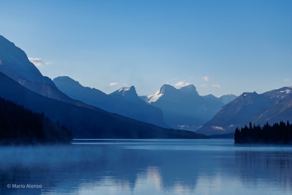 Cold Morning on Maligne