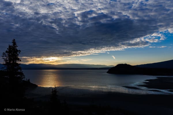 Sunrise over Kluane Lake