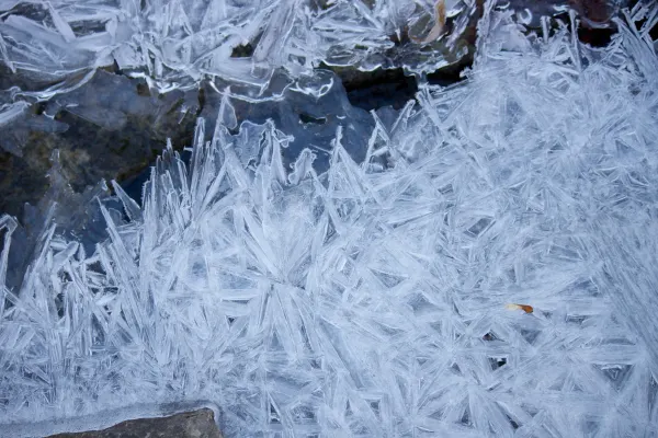 Ice Formations at Caesar Creek