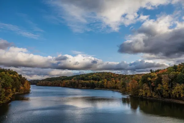 Pleasant Hill Lake in Autumn