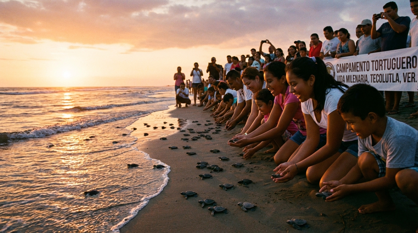 Liberación de Tortugas: Un Encuentro con la Naturaleza Liberación de Tortugas: Un Encuentro con la Naturaleza
