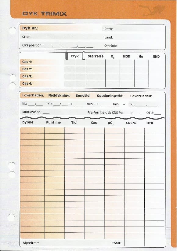 REFIL FOR NEOPREN LOGBOG CMAS TRIMIX 20 SIDER