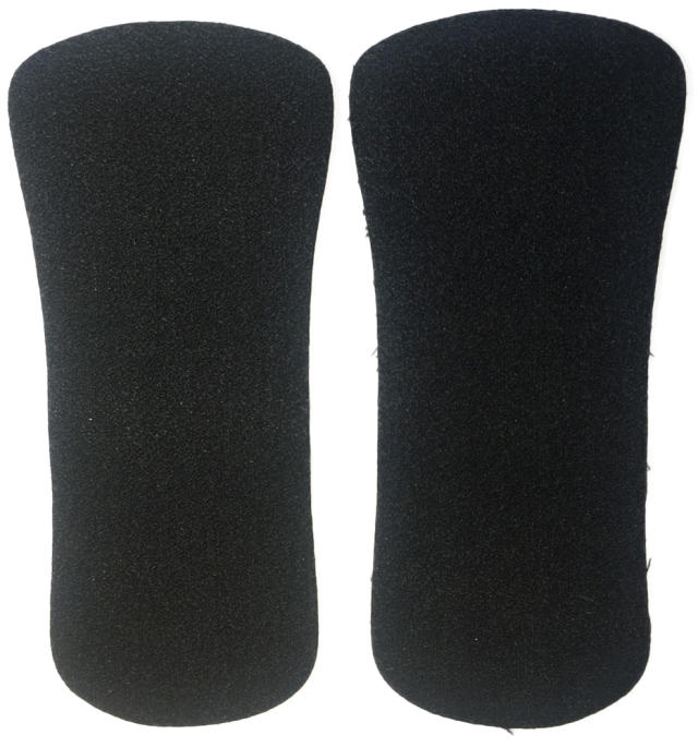 KNÆBESKYTTERE KEVLAR LARGE 44 CM INCL. LIM FOLIE