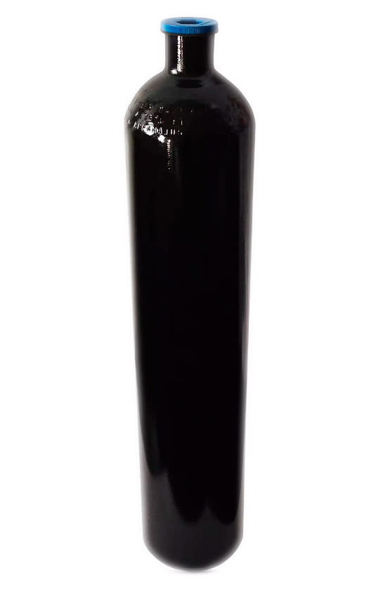 3L 300 BAR STÅLFLASKE 100 MM SOLO SORT