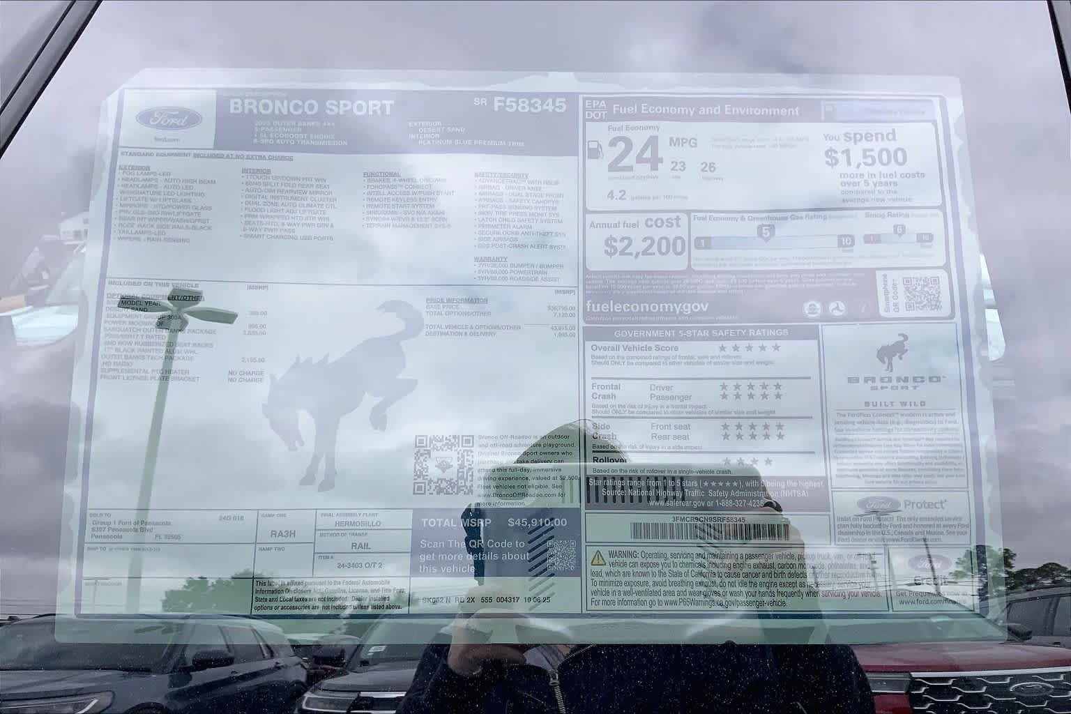 New 2025 Ford Bronco Sport Outer Banks®