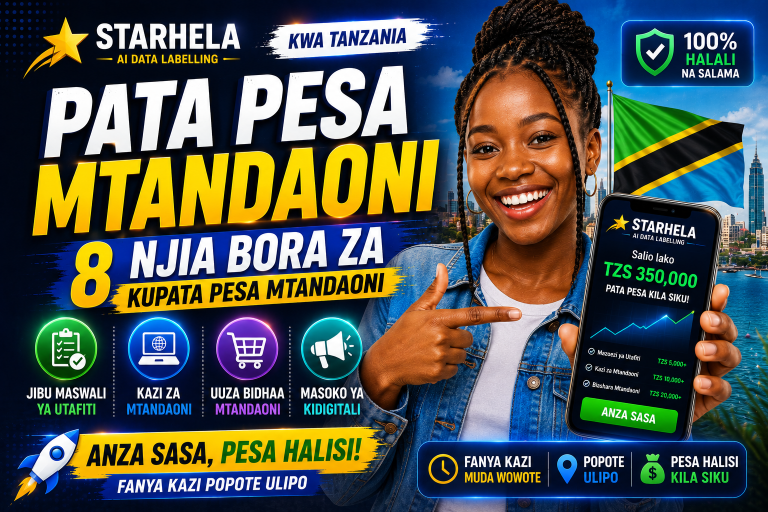 StarHela Tanzania earning illustration