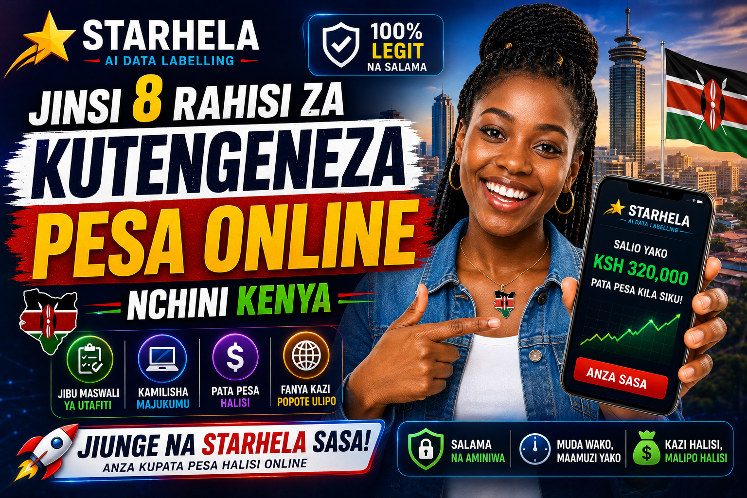 StarHela Kenya earning illustration