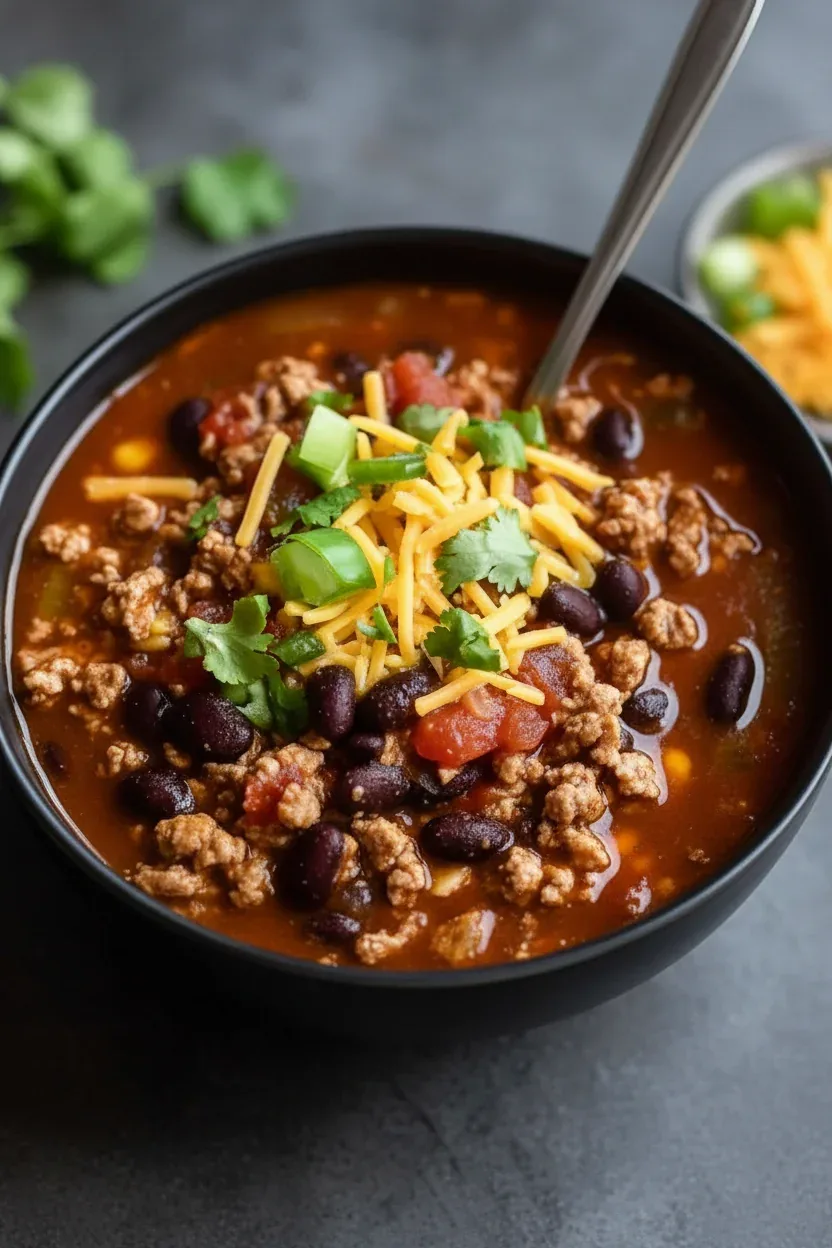 Slow-Cooker Turkey Chili