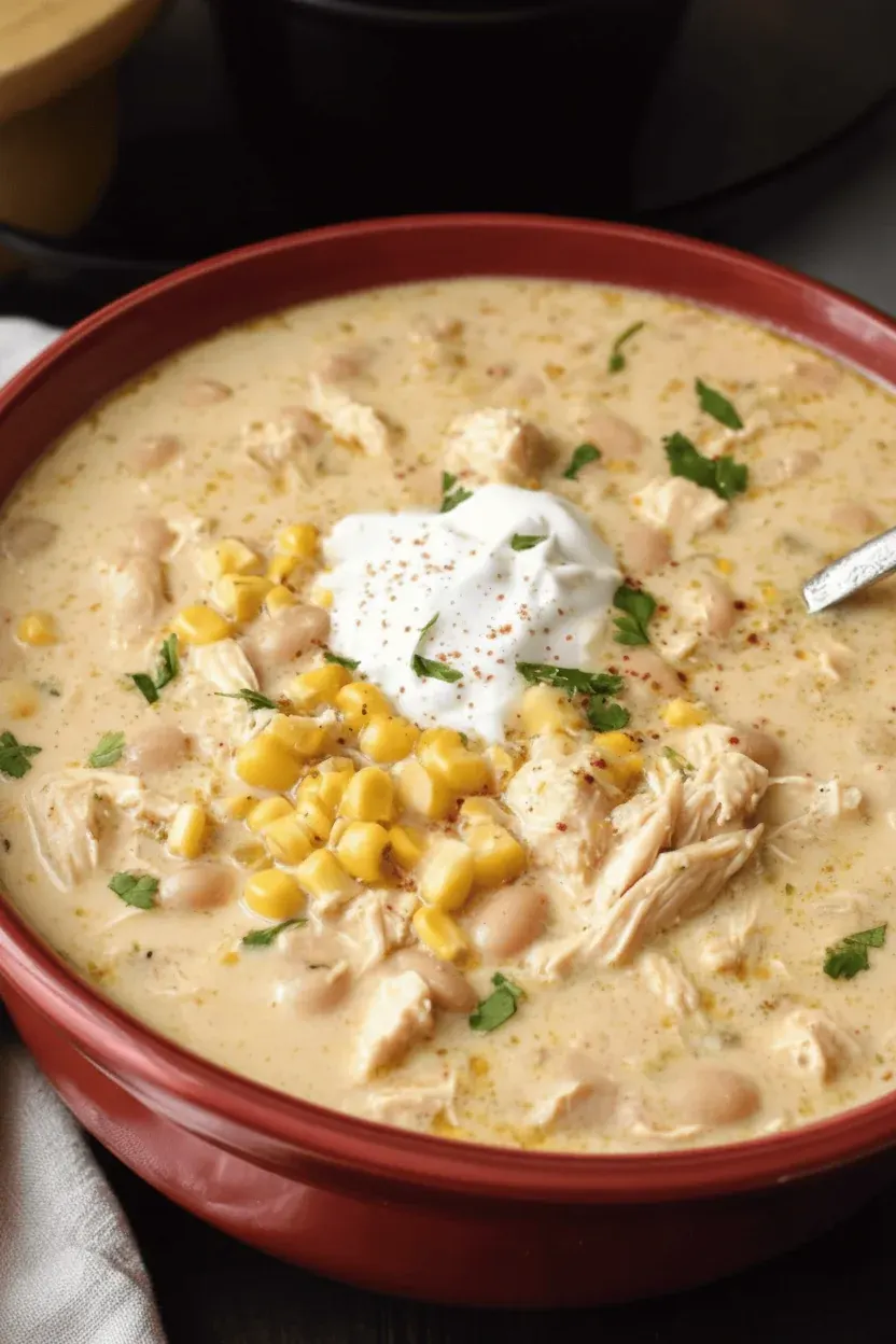 Crockpot White Chicken Chili