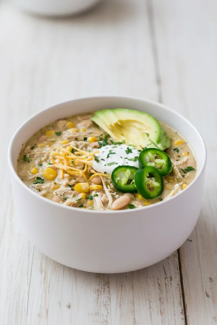 White Chicken Chili Crockpot Recipe