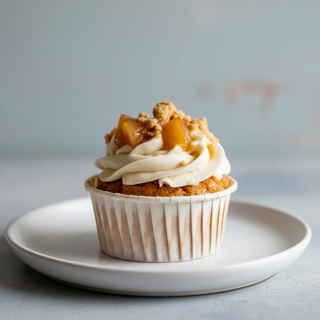 Apple Crisp Cupcakes