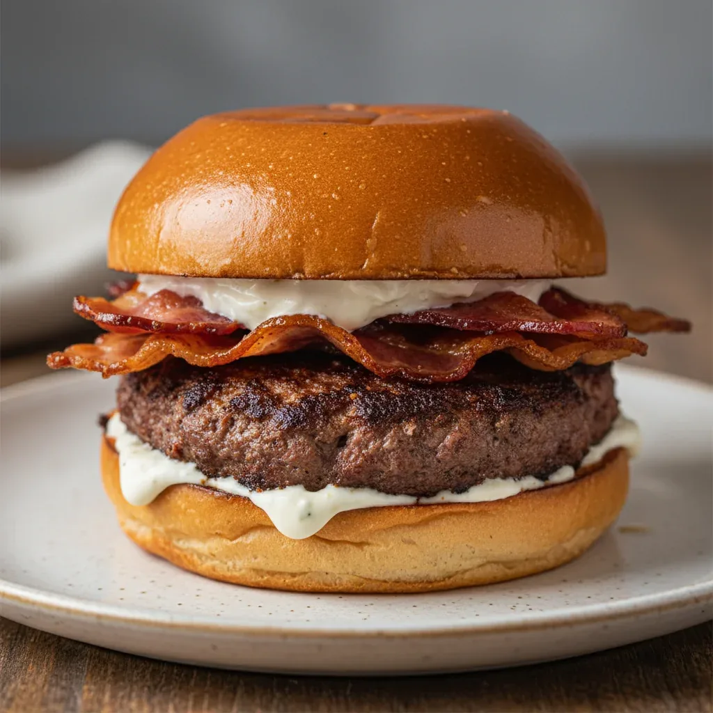 Smash Burgers with Feta