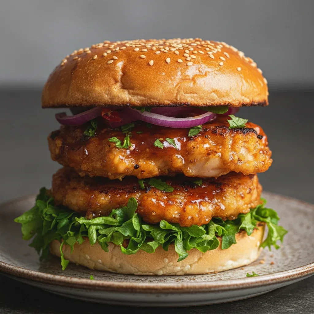 Honey Mustard Chicken Burger