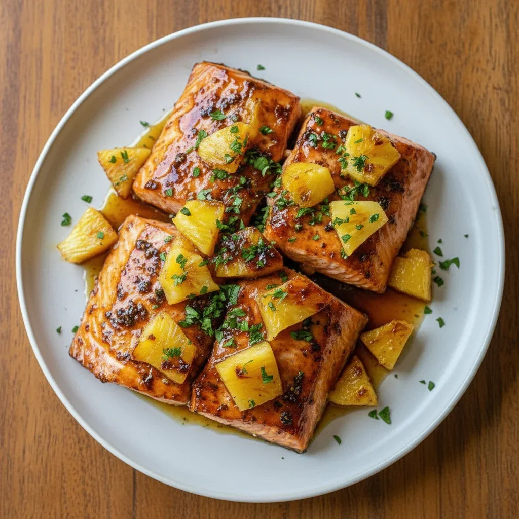 Honey Pineapple Salmon