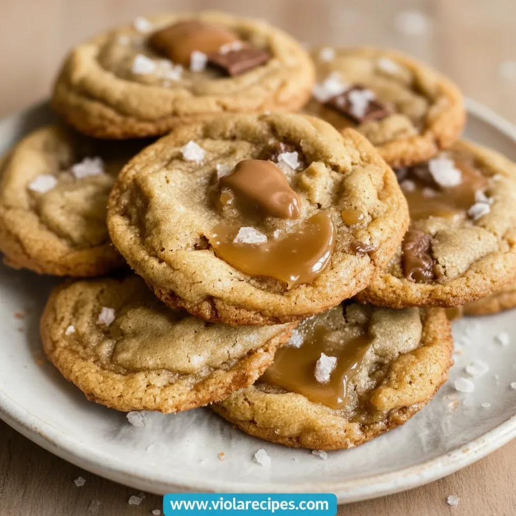 Salted Caramel Cookies Recipe