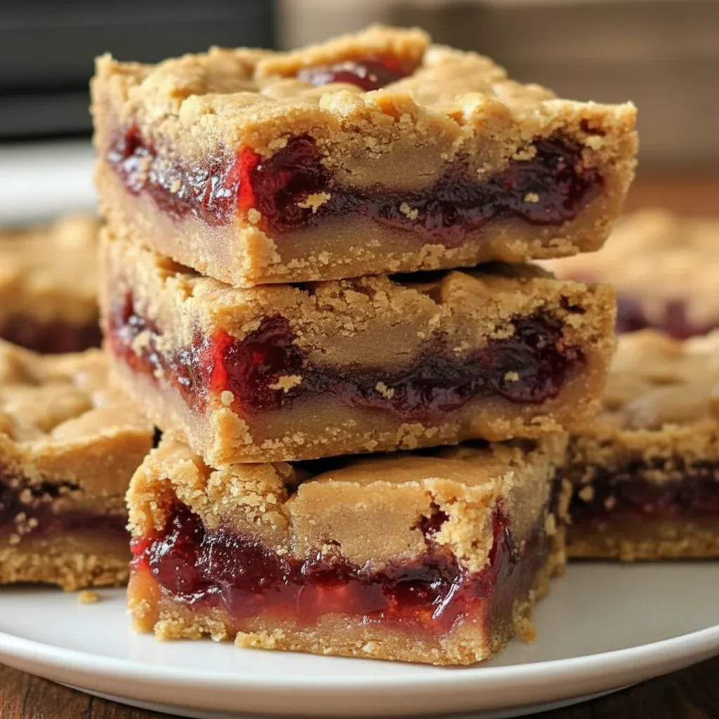 Peanut Butter and Jelly Bars