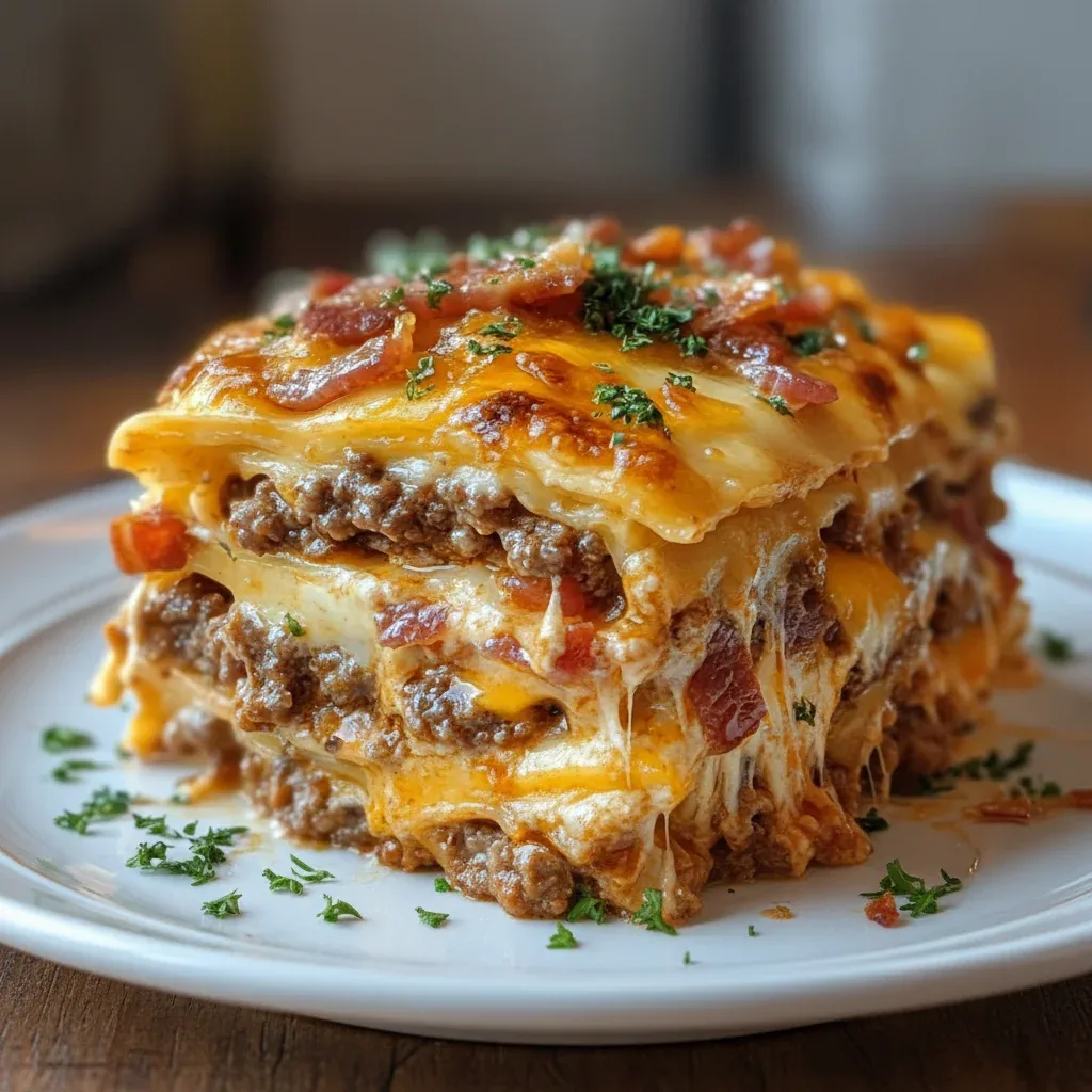 Cheeseburger Lasagna Recipe