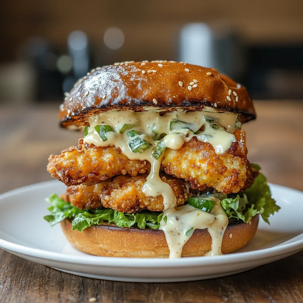 Crispy Chicken Caesar Sandwich