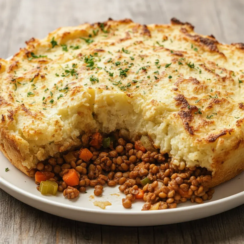 Cozy Vegan Lentil Shepherd's Pie