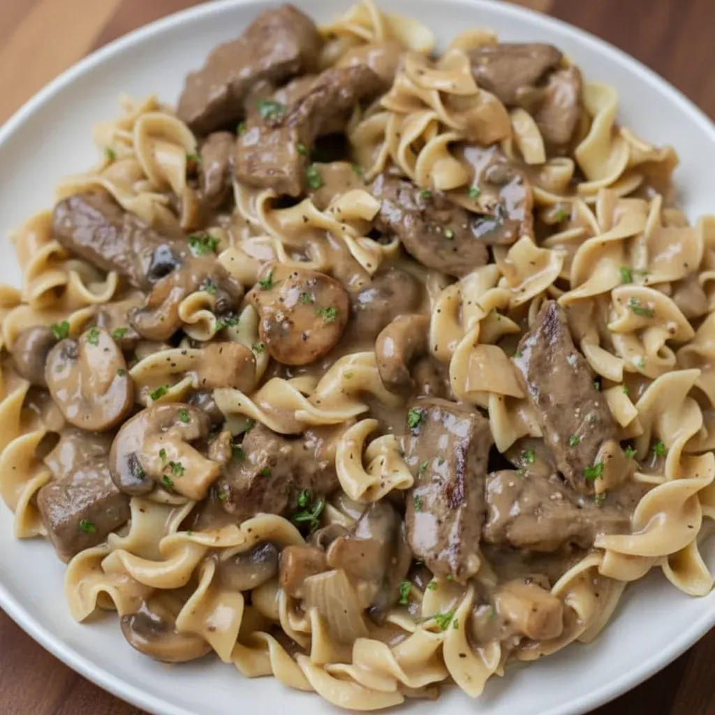 Homemade Beef Stroganoff Recipe