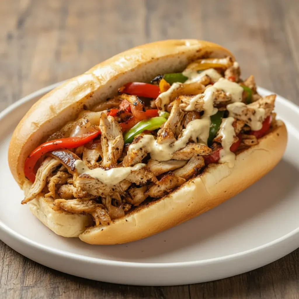 Easy Chicken Philly Cheesesteak