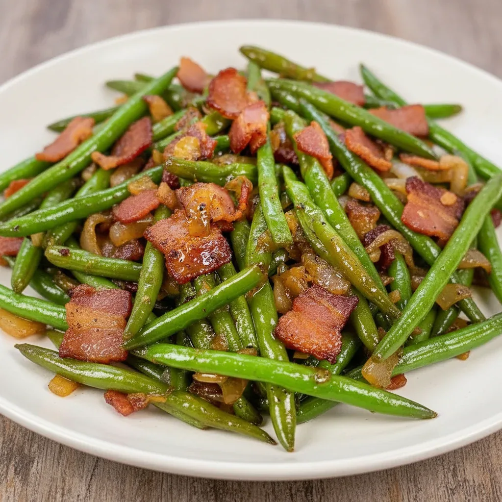 Fresh Southern Green Beans with Bacon