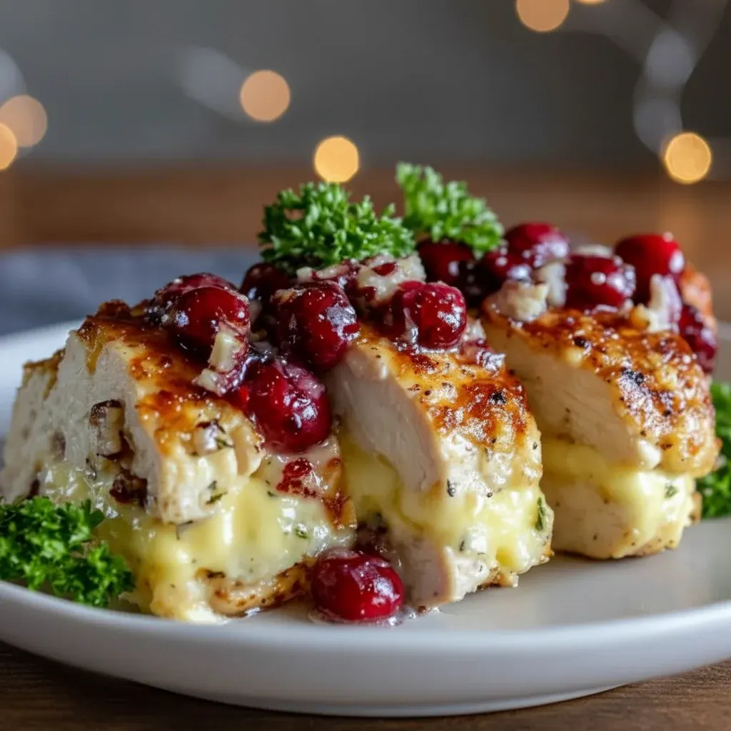 Cranberry Brie Stuffed Chicken Recipe
