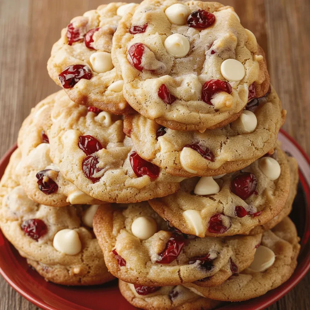 White Chocolate Cranberry Cookies