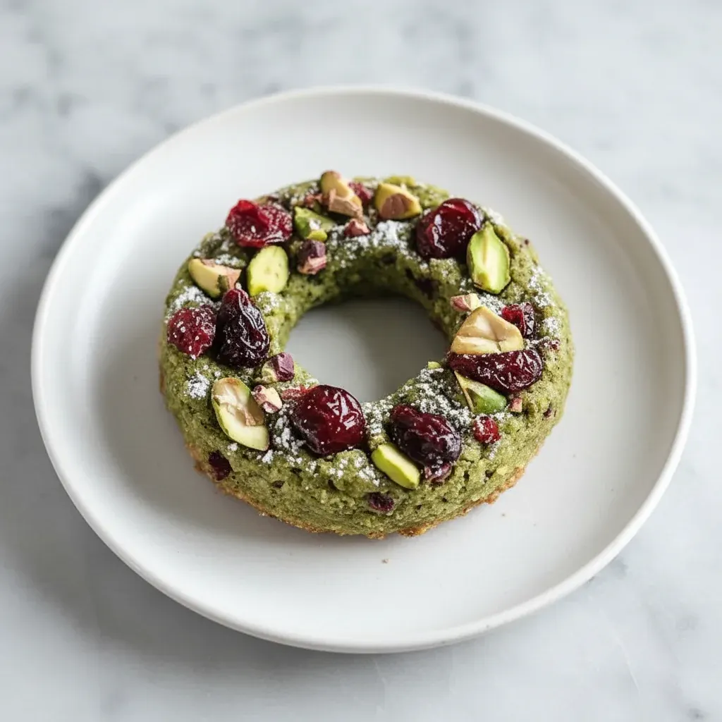 Pistachio Cranberry Wreath Cookies Recipe