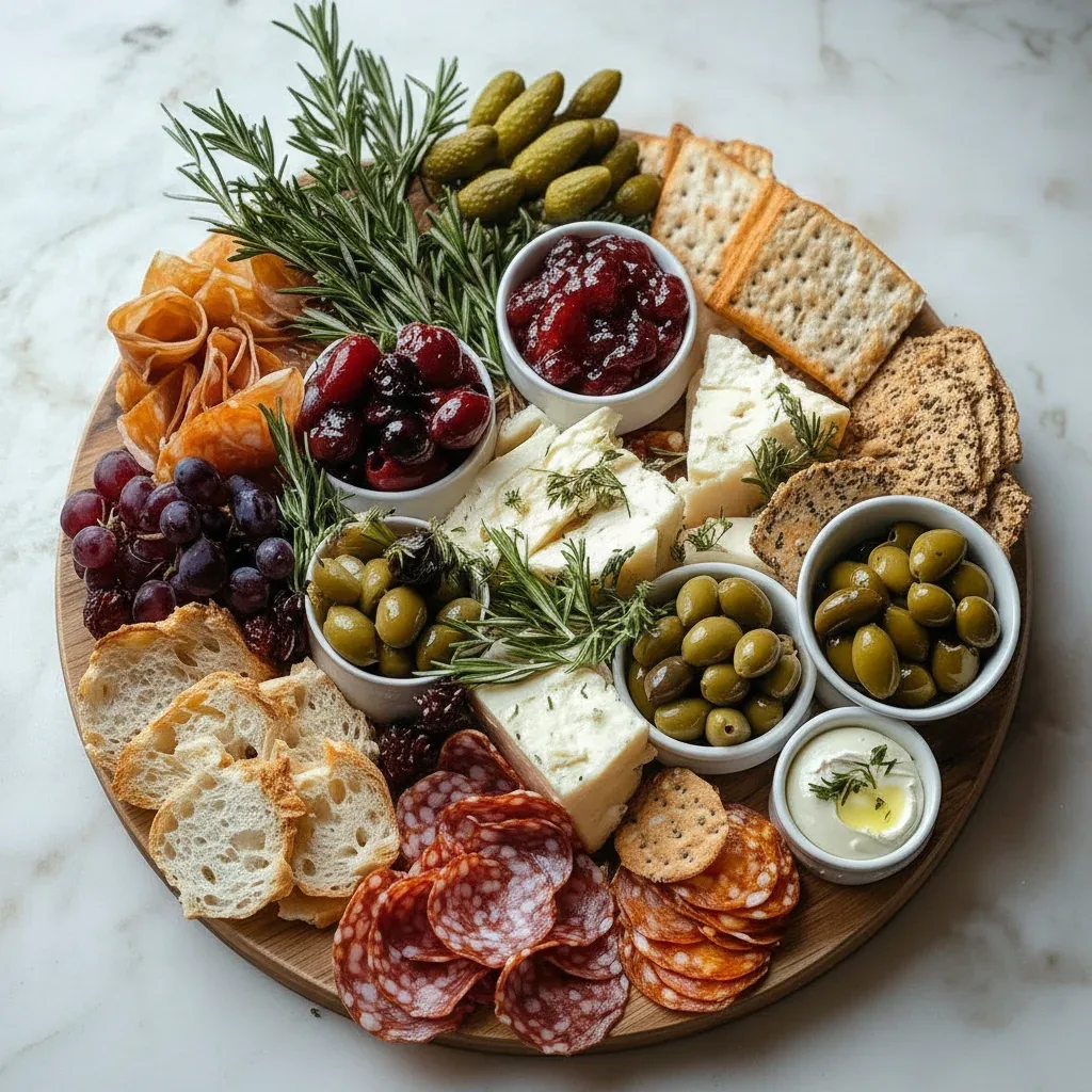 Christmas Charcuterie Board Wreath
