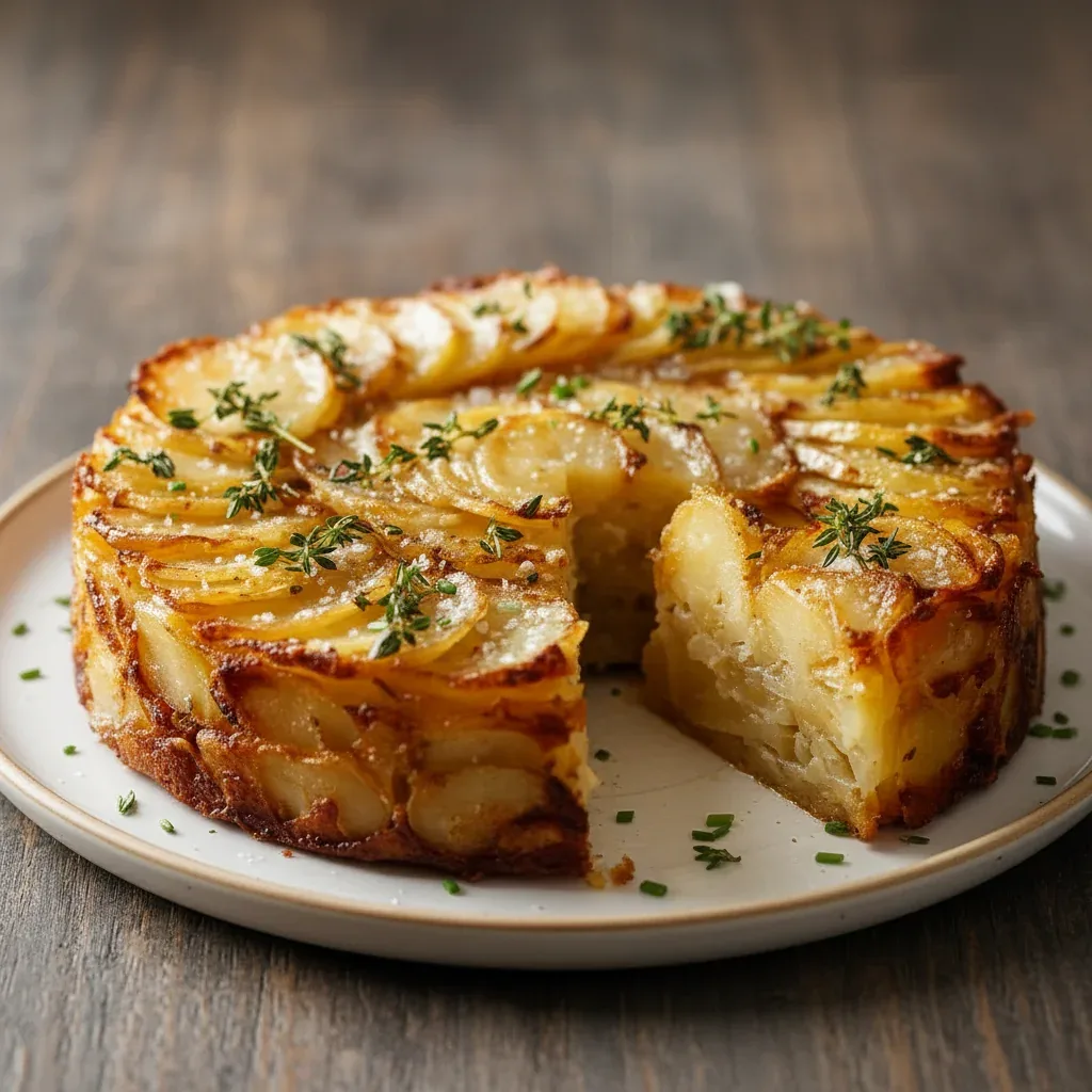 Balsamic Thyme Potato Torte Recipe