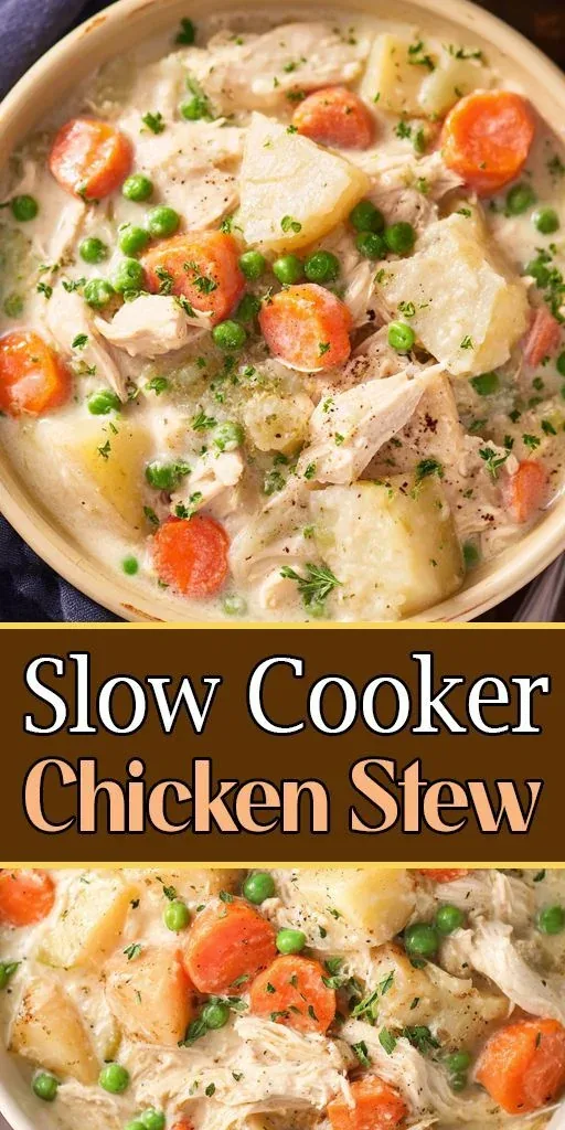 Slow Cooker Chicken Stew Hearty Dinner