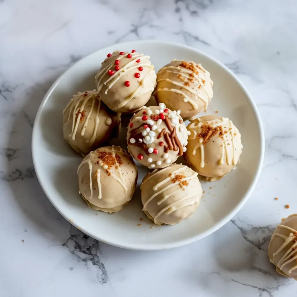 Gingerbread Truffles White Chocolate Treats