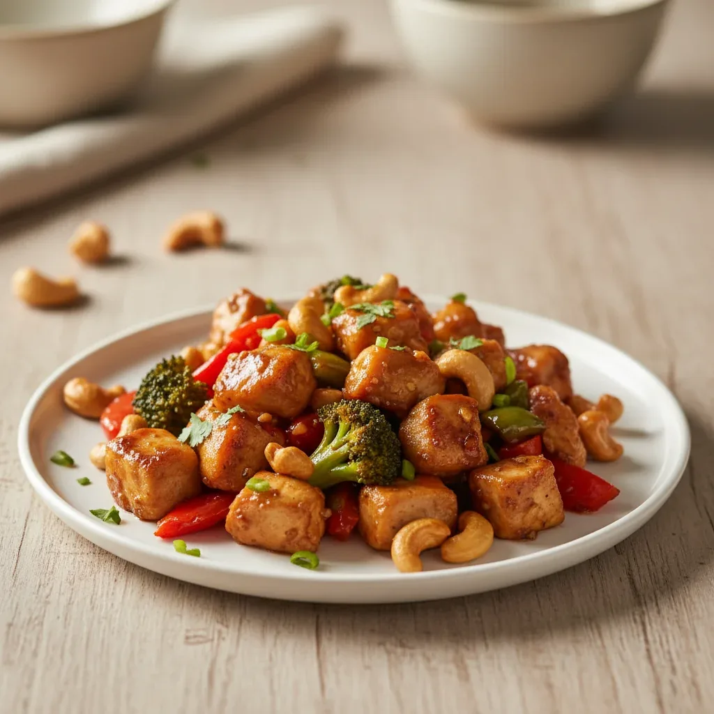 Sheet Pan Cashew Chicken Recipe Dinner