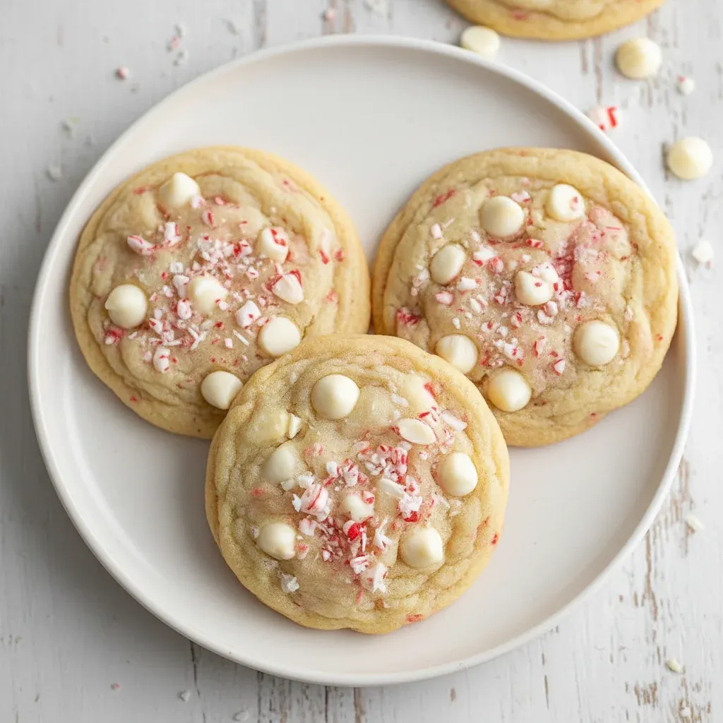 White Chocolate Peppermint Cookies Recipe