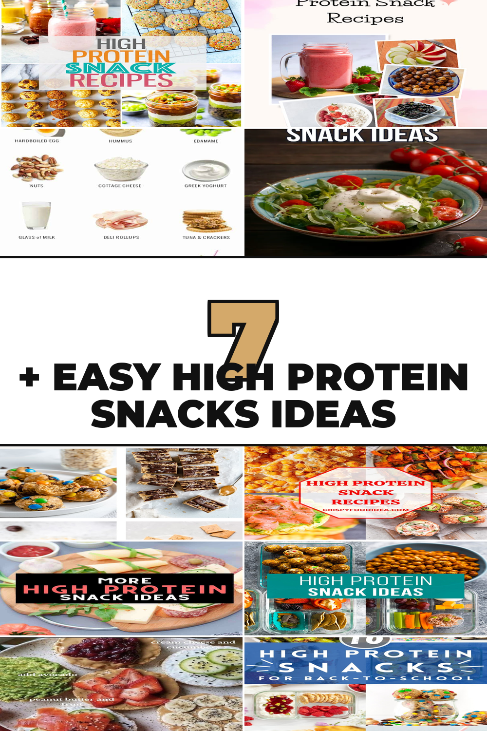Save 7+ Easy high Protein snacks Ideas to Pinterest