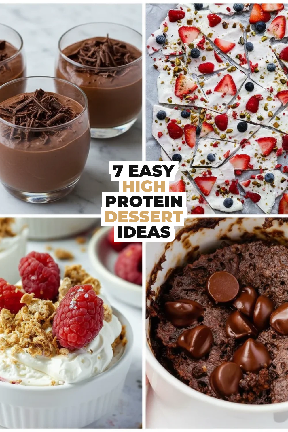 Save 7+ Easy high Protein dessert Ideas to Pinterest
