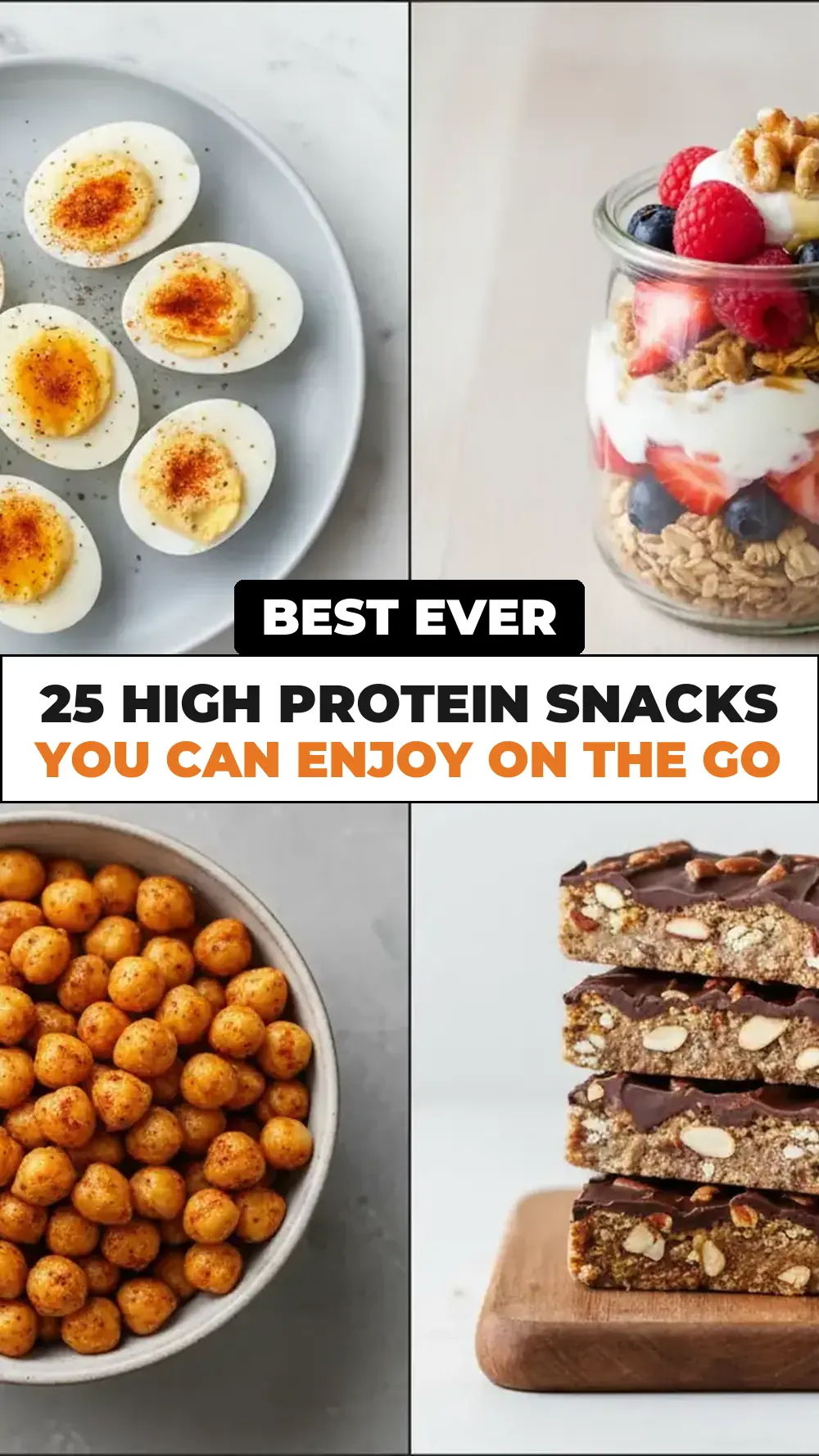 Save 25 High Protein Snacks You Can Enjoy On The Go to Pinterest