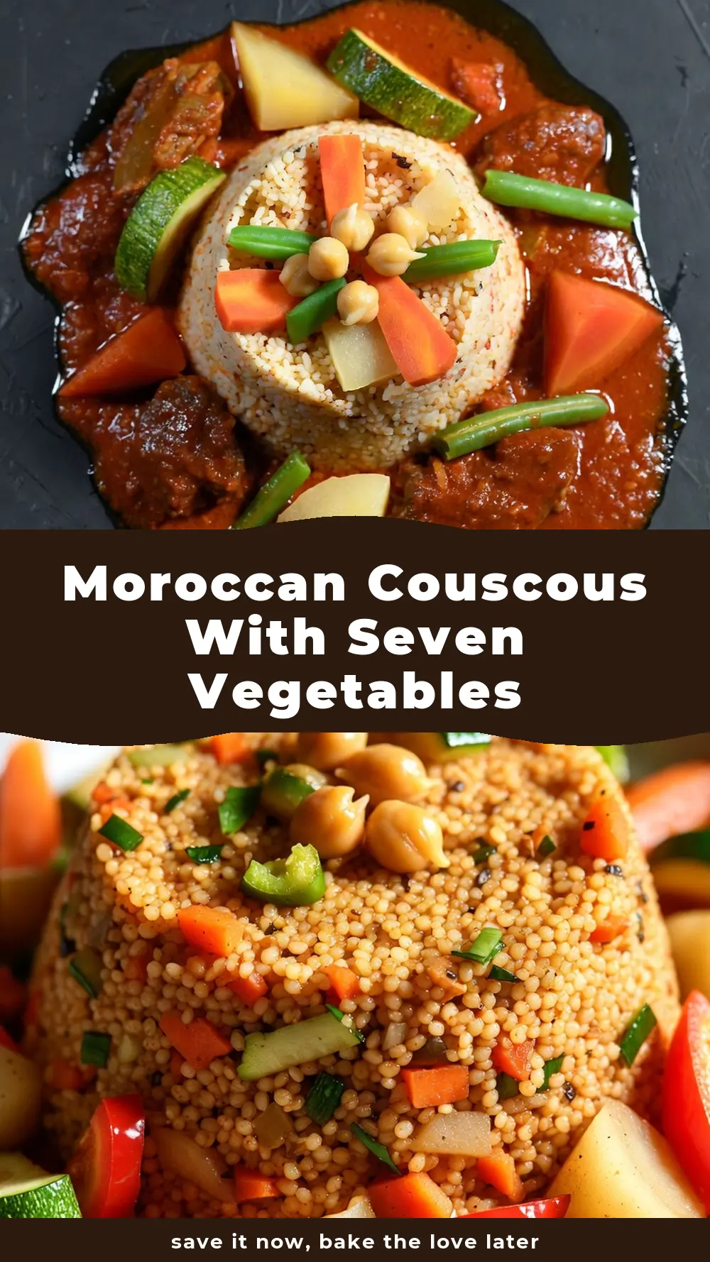 Save Moroccan Couscous with Seven Vegetables to Pinterest