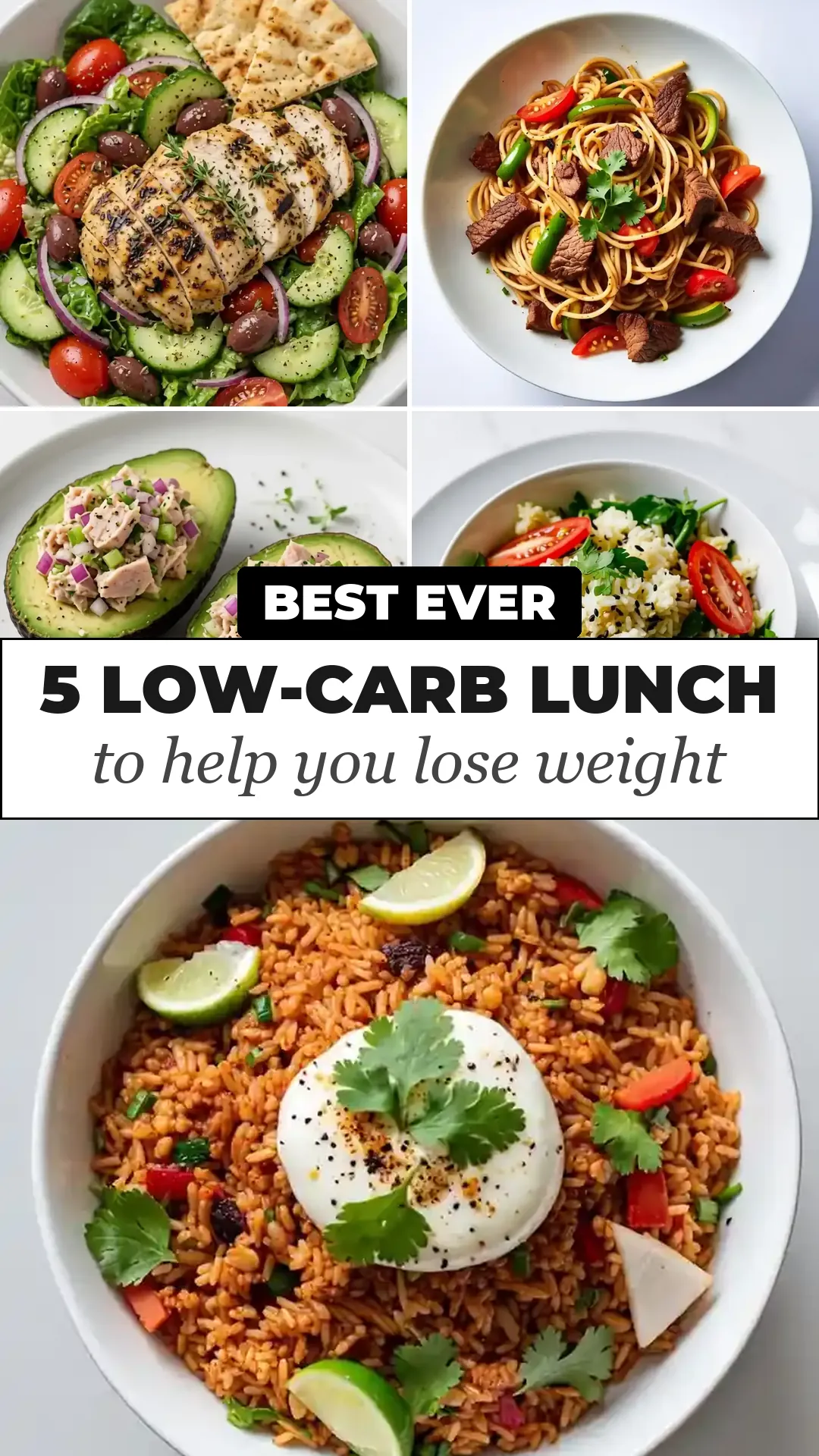 Save 5 Low-Carb lunch to Help You Lose Weight to Pinterest
