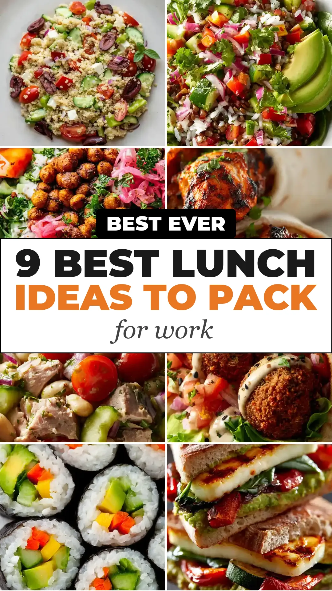 Save 9 Best Lunch Ideas to Pack for Work to Pinterest